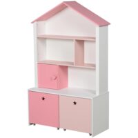 Kinderregal Bücherregal für Mädchen Rosa