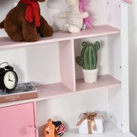 Kinderregal Bücherregal für Mädchen Rosa