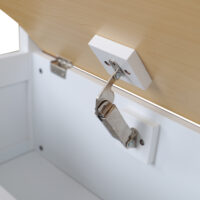 Kindertischset Lousame Kiefernholz Natur Weiss