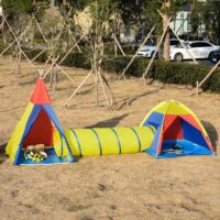 Kinderzelt Spielzelt Tunnel 360cm Spielhaus