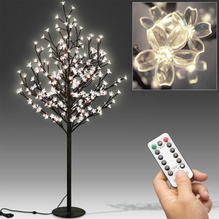 Kirschblütenbaum mit 200LEDs 180cm Länge für In/Outdoor warm-weiss
