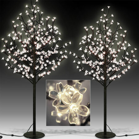Kirschblütenbaum mit 220LEDs 220cm Länge für In/Outdoor warm-weiss