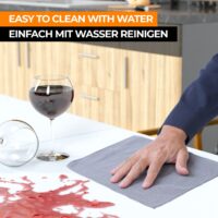 Klapptisch 183cm Camping für 8 Personen Tragbar Platzsparend Outdoor/Indoor Weiss