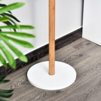 Kleiderständer Garderobenständer Bambus mit Spiegel und Schuhregal