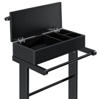 Kleiderständer Miquelon Teleskop Garderobe mit 2 Körben