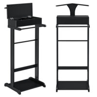 Kleiderständer Miquelon Teleskop Garderobe mit 2 Körben