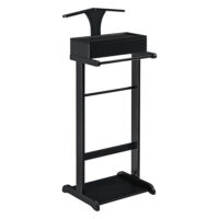 Kleiderständer Miquelon Teleskop Garderobe mit 2 Körben