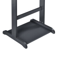 Kleiderständer 43.5 x 34.5 x 110 cm mit Aufbewahurngsfach Schwarz