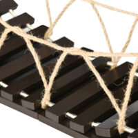 Kletterwand Katzen Katzenregal mit Hängebrücke 96x20x25.5cm