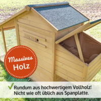 Komfort Hühnerhaus Hühnerstall mit Nistkasten