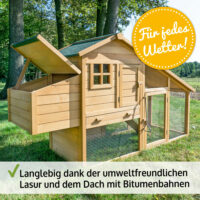 Komfort Hühnerhaus Hühnerstall mit Nistkasten
