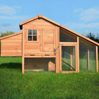 Komfort Hühnerhaus Hühnerstall mit Nistkasten XXL