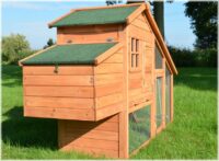 Komfort Hühnerhaus Hühnerstall mit Nistkasten XXL