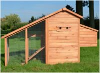 Komfort Hühnerhaus Hühnerstall mit Nistkasten XXL