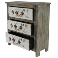 Kommode Almada Shabby-Look Vintage 80x72x33cm