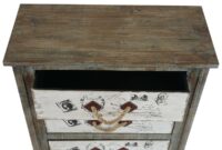 Kommode Almada Shabby-Look Vintage 80x72x33cm