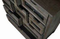 Kommode Ermelo Schubladenschrank mit Tafel Shabby-Look