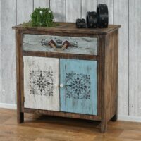 Kommode Funchal Shabby-Look Vintage 84x80x40cm