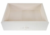 Kommode Malmö Nachttisch 59x40x30cm Schublade weiss