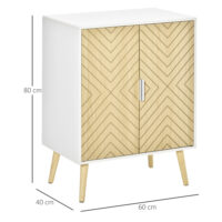 Kommode Nachttisch Skandinavien 60x40x80cm