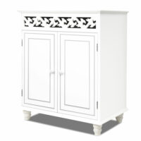 Kommode Nostalgie weiss Antiklook