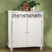 Kommode Nostalgie weiss Antiklook