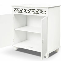 Kommode Nostalgie weiss Antiklook