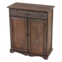 Kommode Schrank Shabby-Look Vintage ~ braun