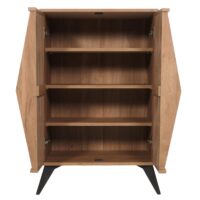 Kommode Schrank Sideboard Highboard 3D-Design 95x60x42cm braun