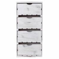 Kommode Shabby-Look Vintage ~ weiss