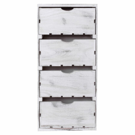 Kommode Shabby-Look Vintage ~ weiss