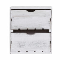 Kommode Shabby-Look Vintage weiss