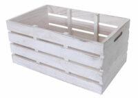 Kommode Shabby-Look Vintage weiss