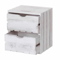 Kommode Shabby-Look Vintage weiss