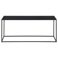Couchtisch Alboraya 50x115x32 cm Kratzfest Metall Schwarz