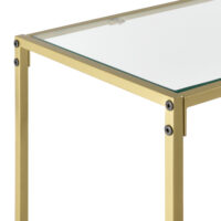 Konsolentisch Alajärvi 100x35x80cm Goldfarben