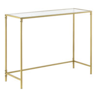 Konsolentisch Alajärvi 100x35x80cm Goldfarben