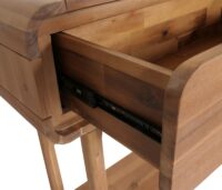 Konsolentisch Beistelltisch Akazie Massiv-Holz 80x120x35cm