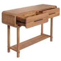 Konsolentisch Beistelltisch Akazie Massiv-Holz 80x120x35cm
