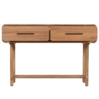 Konsolentisch Beistelltisch Akazie Massiv-Holz 80x120x35cm