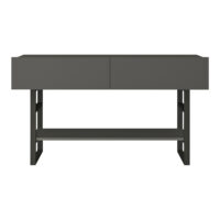 Konsolentisch Lappeenranta 139x43x76cm Anthrazit Schwarz