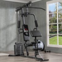 Kraftstation Fitnessstation 45kg Gewichte 180x108x200cm