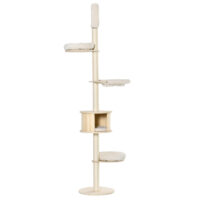Kratzbaum Katzenbaum Deckenhoch 50x50x232-252cm