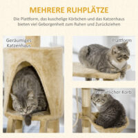 Kratzbaum Katzenbaum Katzenkratzbaum Katzen 30x55x96cm