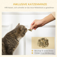Kratzbrett für Katzen Kratzspielzeug 60x29x26.5cm