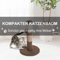 Kratzstamm Katzenbaum Spielbaum Braun 30x30x46cm