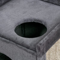 Kratztonne Katzenkratzbaum mit 2 Höhlen