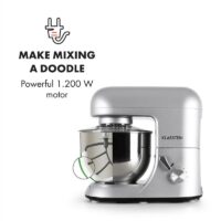 Küchenmaschine 1200 WATT 5 Liter ~ silber
