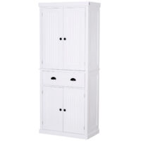 Küchenschrank Buffet Landhaus Weiss 80 x 37 x 183 cm