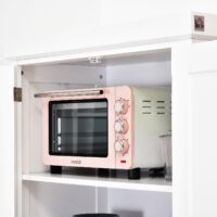 Küchenschrank Buffet Landhaus Weiss 80 x 37 x 183 cm